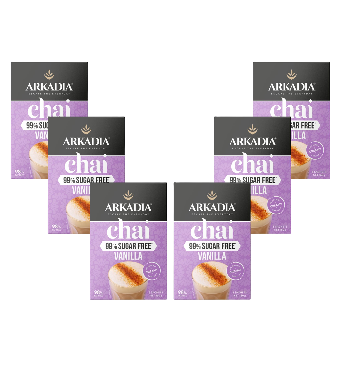 Pack 6X Chai Vainilla 99% Sin Azúcar