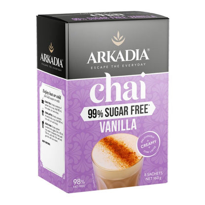 Chai Latte Vainilla 99% Sin Azúcar 8 Pack