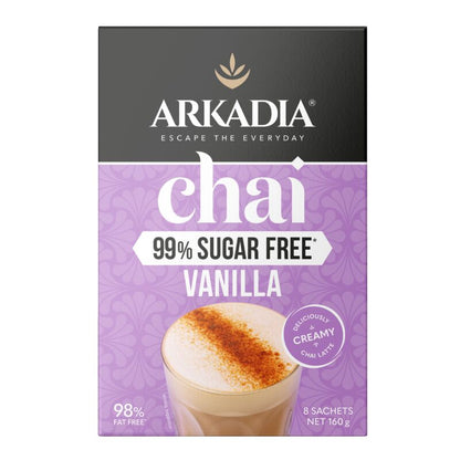 Chai Latte Vainilla 99% Sin Azúcar 8 Pack