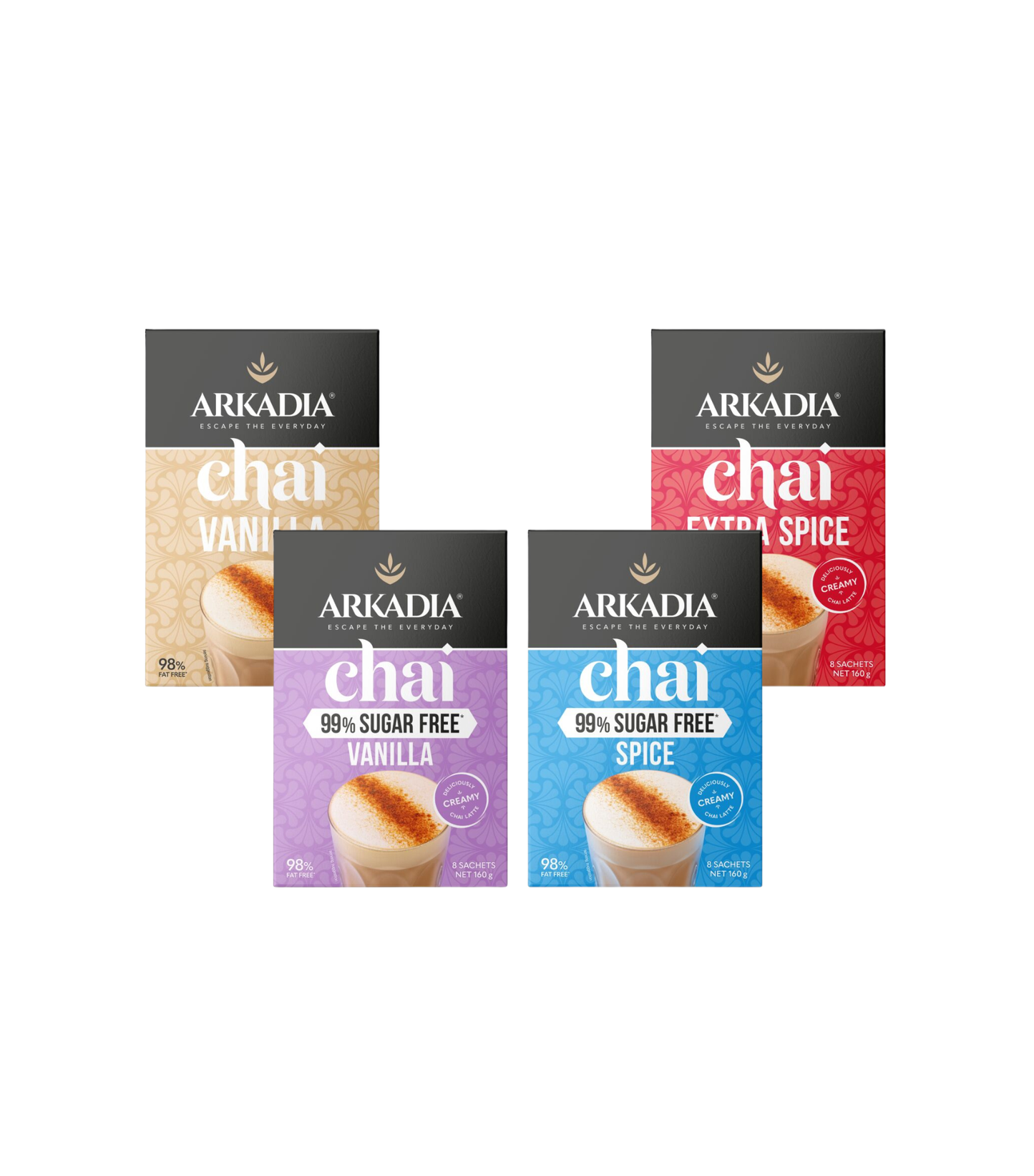 Pack 4X Chai Variedades