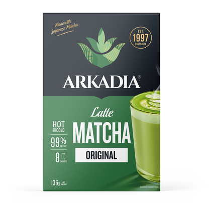 Arkadia Matcha Latte Original Sachet 8 Pack